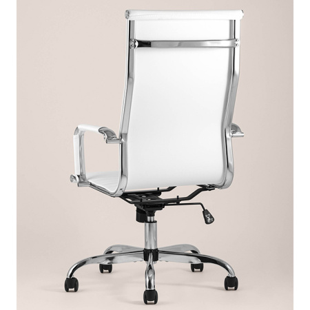 Кресло офисное TopChairs City белое Stool Group D-101H white