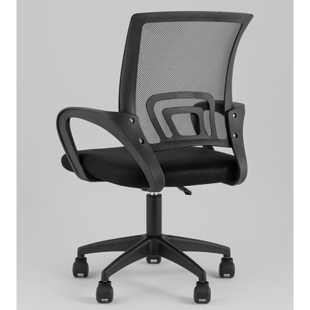 Кресло офисное TopChairs Simple чёрный Stool Group OUE-2501 black