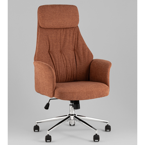 Кресло офисное TopChairs Neoma терракотовый Stool Group YF-0515 ZE119A-5 terracotta