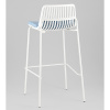 Стул барный Louran с подушкой белый Stool Group D-012H-75 white