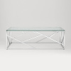 Журнальный стол 120х60 Арт Деко стекло Stool Group ECT-015