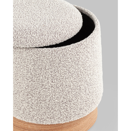 Пуф с ящиком Холли XS букле бежевый Stool Group 21B810BCB-S BCB-2