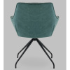 Кресло вращающееся Кимберли рогожка/замша зелёный Stool Group AV 344 W696/K15-K20PM-9005