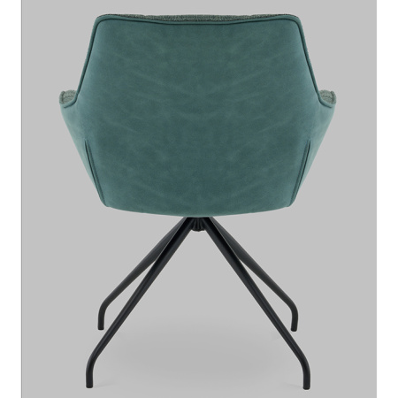 Кресло вращающееся Кимберли рогожка/замша зелёный Stool Group AV 344 W696/K15-K20PM-9005