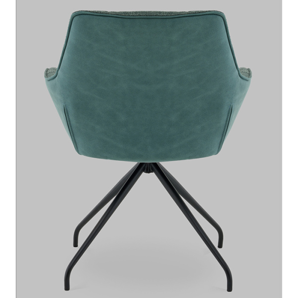 Кресло вращающееся Кимберли рогожка/замша зелёный Stool Group AV 344 W696/K15-K20PM-9005