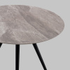Стол Ники круглый керамика Italian light grey D90 Stool Group vd-niki-ilg-900