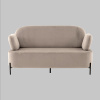 Диван Кэнди велюр светло-серый Stool Group vd-dv-candy-b25