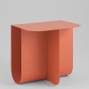 Журнальный столик Laure металл красный Stool Group MT-136S DB-008
