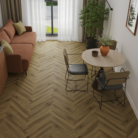 Ламинат Дуб Лира Herringbone Elegant Norland LF303-40
