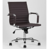 Кресло офисное TopChairs City коричневый Stool Group D-101 brown
