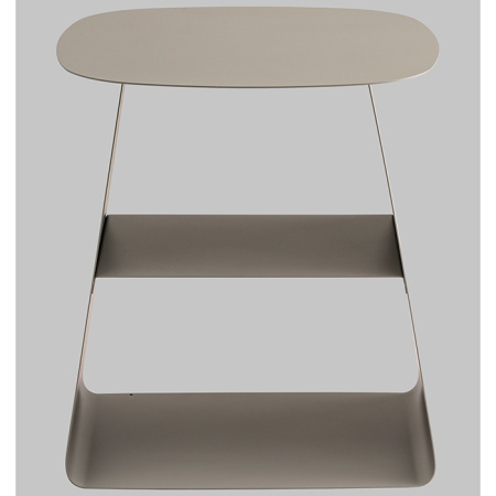 Журнальный столик Leyre металл серый Stool Group MT-123S DB-006