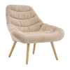 Кресло Олби Страйпс бежевый Stool Group QH-2805K 263-2 dark beige