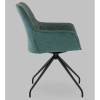 Кресло вращающееся Кимберли рогожка/замша зелёный Stool Group AV 344 W696/K15-K20PM-9005