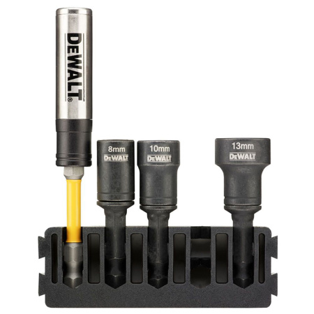 Набор торцевых головок с держателем (3 шт) DeWalt DT70827-QZ
