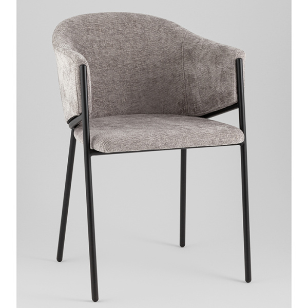 Стул Carmel серый Stool Group DC-3091 3014-17 black legs