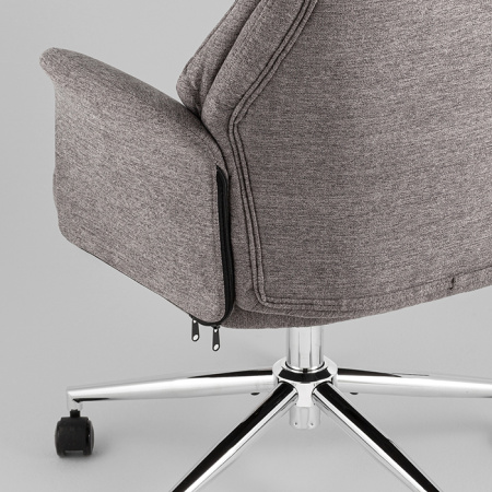 Кресло офисное TopChairs Neoma тёмно-серый Stool Group YF-0515 ZE119A-15 dark grey