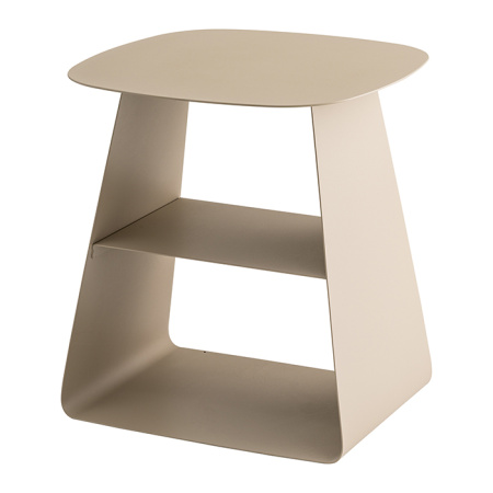 Журнальный столик Leyre металл бежевый Stool Group MT-123S DB-003