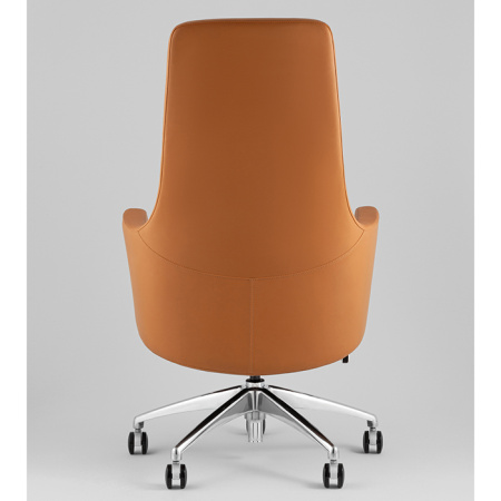 Кресло офисное TopChairs Ferris коричневое Stool Group A336 270-09