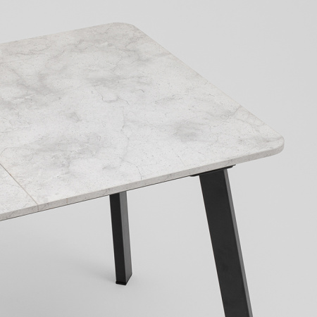 Стол Batu New 120-160 D80 Ароза светлая подстолье черное Stool Group AV 1209/1-1200/800-U701-9005