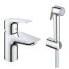 Смеситель для раковины с гигиеническим душем BauEdge Grohe 23757001