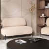 Диван Стоун велюр рельефный молочный Stool Group vd-dv-stone-cl-bone