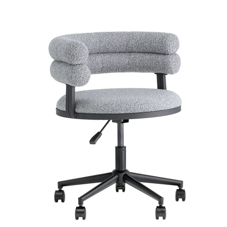 Стул офисный Ponty серый чёрные ножки Stool Group Bebe Office Chair OTE-CL 450 bl.l