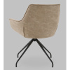 Кресло вращающееся Кимберли рогожка/замша бежевый Stool Group AV 344 W130/K02-K20PM-9005
