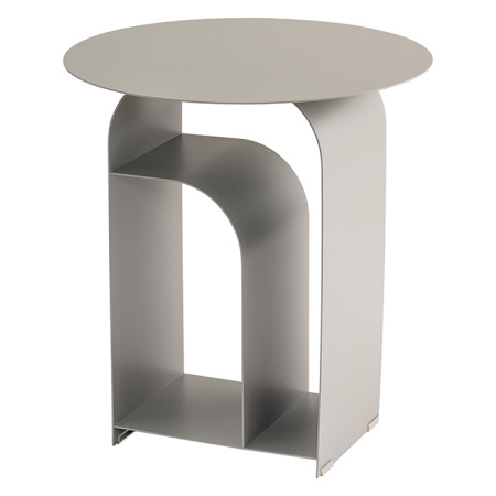 Журнальный столик Arwel металл серый Stool Group MT-140 DB-006