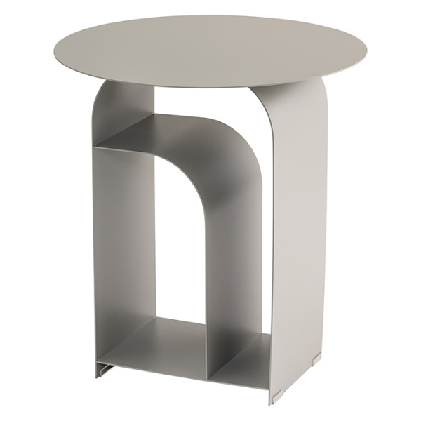 Журнальный столик Arwel металл серый Stool Group MT-140 DB-006