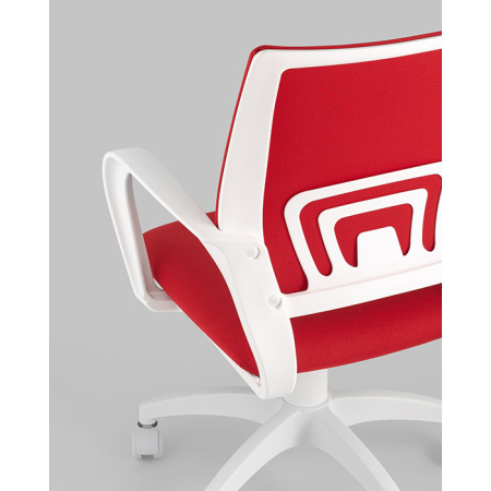 Кресло офисное TopChairs красный Stool Group ST-BASIC-W/26-22