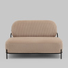 Диван Стоун велюр рельефный бежевый Stool Group vd-dv-stone-cl-cream
