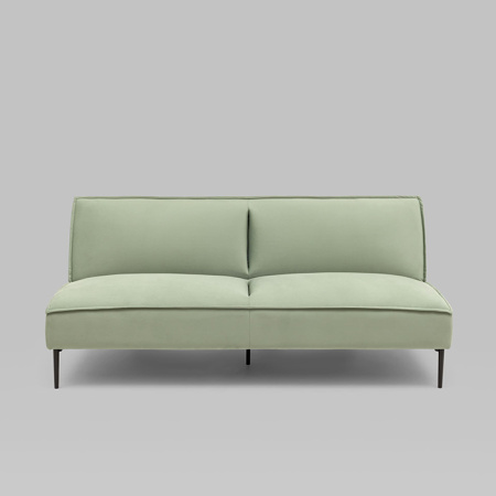 Диван прямой Кассель велюр светло-салатовый Stool Group vd-cassel-vl14