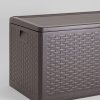 Стол-сундук пластик коричневый 110х55 276л Stool Group YX-DB73H