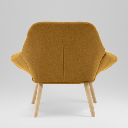 Кресло Олби Квадро горчичный Stool Group QH-8927K 875-7 brown