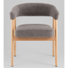 Стул Zubo с деревянными ножками темно-серый Stool Group DM4729-1 OTE-Q-456 D.GREY