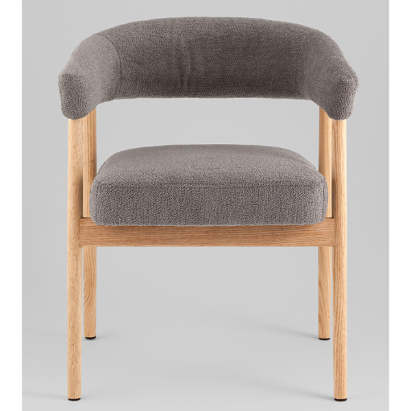 Стул Zubo с деревянными ножками темно-серый Stool Group DM4729-1 OTE-Q-456 D.GREY