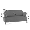 Диван Кэнди букле капучино Stool Group vd-dv-candy-cm20