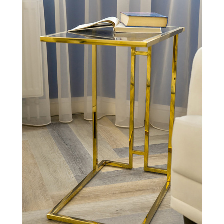 Журнальный столик 50х32 Бостон стекло Stool Group EET-061-TG-SK