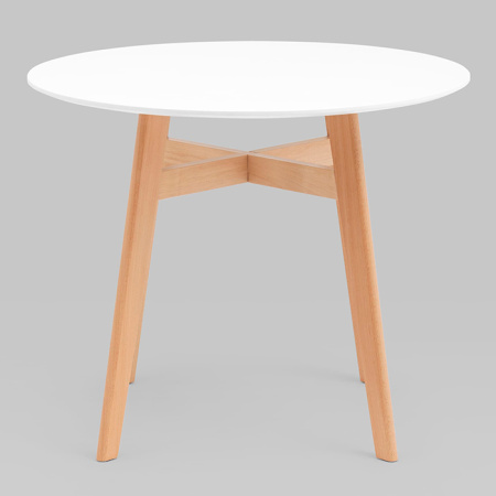 Стол круглый Target Circle D90 белый Stool Group Z-220 black