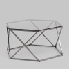 Журнальный столик Круз 93х80 стекло Stool Group ECT-187-GM
