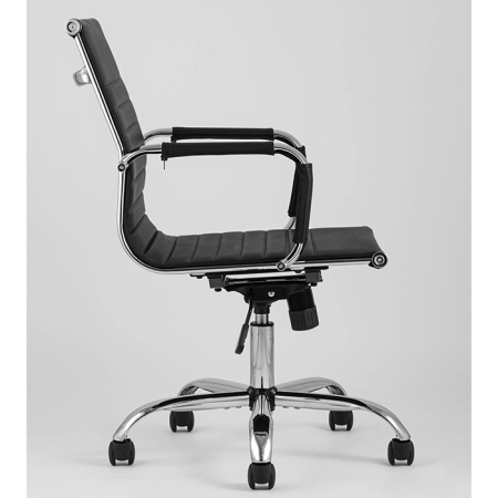 Кресло офисное TopChairs City чёрный Stool Group D-101 black