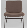 Кресло Эбигейл велюр коричневый каркас серо-коричневый Stool Group LV-120-E33-8019