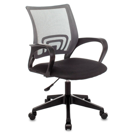 Кресло офисное TopChairs тёмно-серый Stool Group ST-BASIC/DG/TW-11