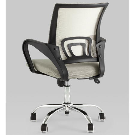 Кресло офисное TopChairs Simple New серый Stool Group WH-805 grey