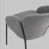 Стул Melia серый Stool Group DC-3090 KD 3018-15 grey legs
