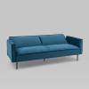 Диван прямой Кассель велюр синий Stool Group vd-cassel-vl54