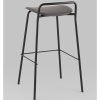 Стул барный Mantis экокожа тёмно-серый Stool Group 9083T dark grey