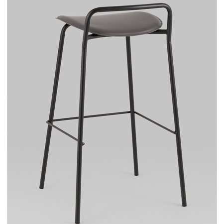 Стул барный Mantis экокожа тёмно-серый Stool Group 9083T dark grey