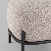 Пуф Стоун букле серо-бежевый Stool Group vd-pf-stone-tr-grey