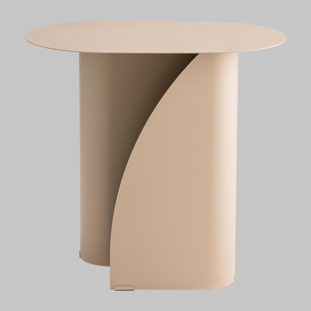 Журнальный столик Yvaine металл бежевый Stool Group MT-104-1 DB-003